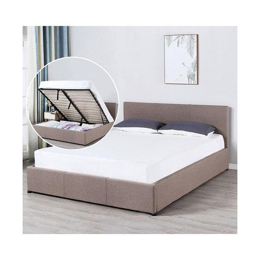 Milano Luxury Gas Lift Bed Frame And Headboard King